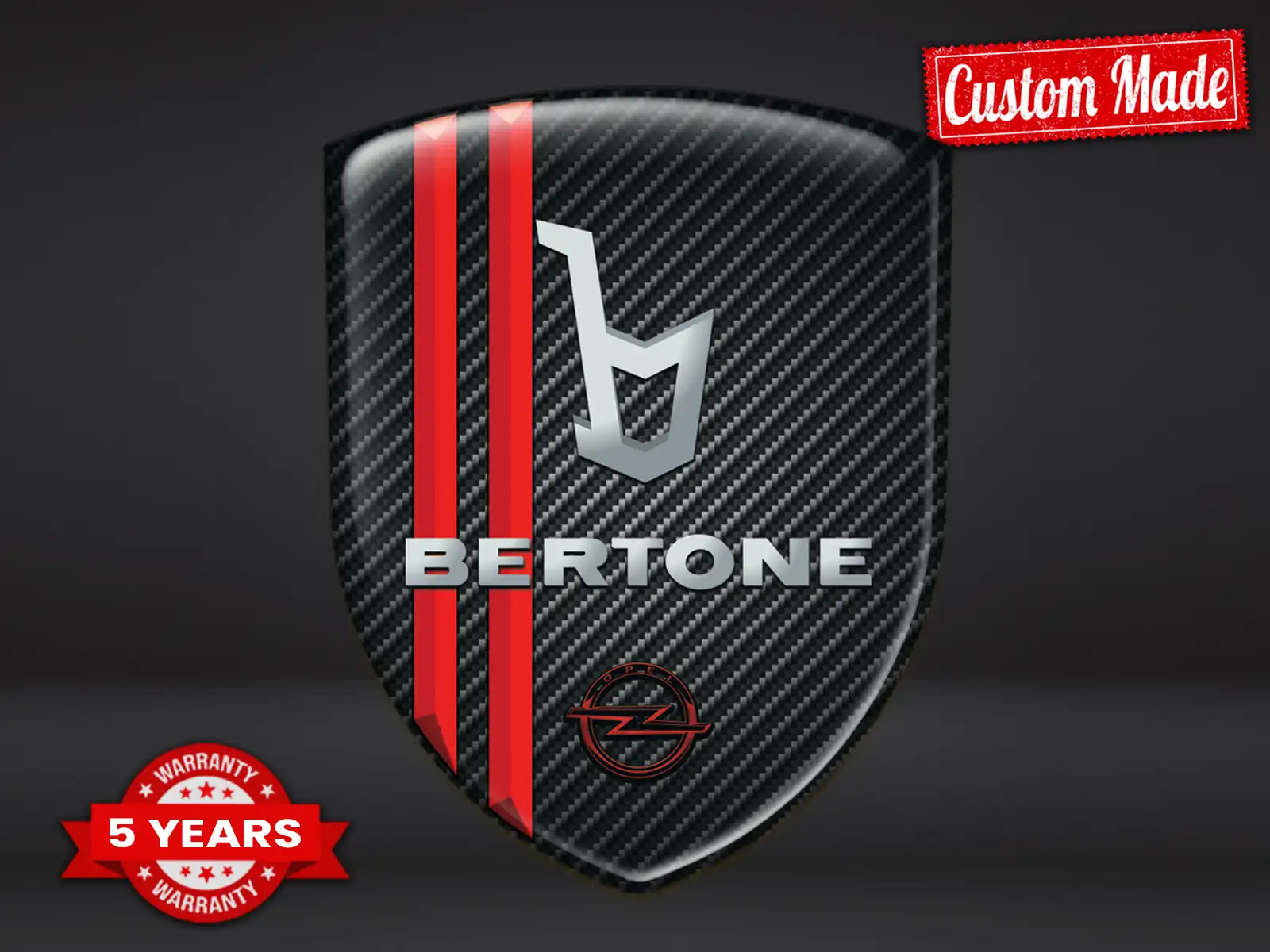 Bertone Design Adesivi Auto Resistenti Limitati Alta Qualità